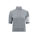 Gray Polyamide Turtleneck