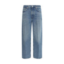 Light Blue Cotton Jeans Denim