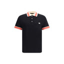 Black Cotton Polo Shirt