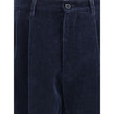 Blue Cotton Pants