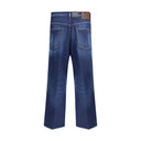 Blue Cotton Relaxed Fit Jeans