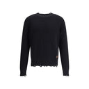 Black Wool Sweatshirt