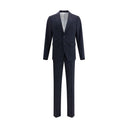 Black Fleece Wool Two-Piece Suit