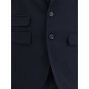 Black Fleece Wool Two-Piece Suit
