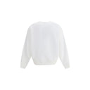 White Cotton Sweatshirt