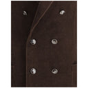 Brown Cotton Jackets And Coat