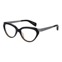 Montura de gafas negra unisex