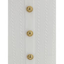 White Viscose Midi Skirt