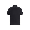 Black Cotton Polo T-Shirt