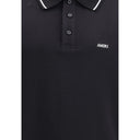 Polo de algodón negro