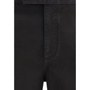 Black Cotton Dress Pants