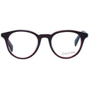 Montura de gafas unisex roja