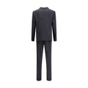 Black Fleece Wool Two-Piece Suit