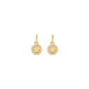 Gold Brass Earrings
