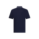 Blue Cotton Polo Shirt