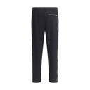 Black Polyester Joggers (Workout Pants)