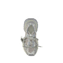 Zapatillas atléticas grises de poliéster