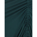 Bicolor Viscose Casual Dress