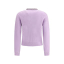 Purple Viscose Cardigan