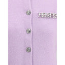 Purple Viscose Cardigan