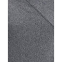 Cuello alto de cachemira gris