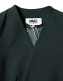 Green Single Breasted One Button Coat Jacket Maison Margiela