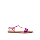 Purple Leather Sandal Salvatore Ferragamo