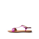Purple Leather Sandal Salvatore Ferragamo