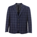 Blue Wool Jacket Malo