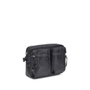 Black Polyester Shoulder Bag