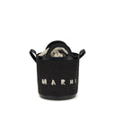 Black Cotton Backet Bag