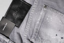 Gray Washed Mid Waist Tapered Denim Jeans Dsquared²
