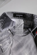 Gray Washed Mid Waist Tapered Jeans Dsquared²