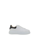White Rubber Low Top Sneakers