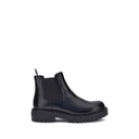 Black Calf Leather Bos Taurus Chelsea Boots