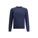Blue Fleece Wool Sweatshirt