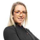 Коричневая женская оправа для очков