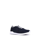 Black Cotton Athletic Sneakers