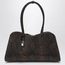 Bolso tote Ryder efecto serpiente espresso de Stella McCartney