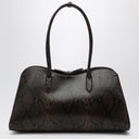 Bolso tote Ryder efecto serpiente espresso de Stella McCartney