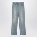 Valentino Light blue washed-effect jeans