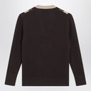 Valentino Brown/beige wool sweater