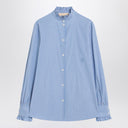 Valentino Light blue striped shirt in cotton