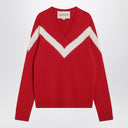 Valentino Red sweater with Vlogo on bow