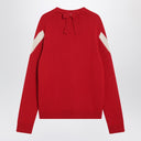 Valentino Red sweater with Vlogo on bow
