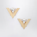 Valentino Garavani Je Les V crystal metal earrings