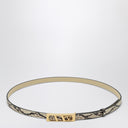 Valentino Garavani Volgo Signature belt with python print