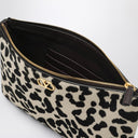 Valentino Garavani Animal-print pony-effect VLogo Signature pouch