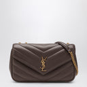 Saint Laurent Medium LouLou grey leather bag