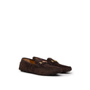 Brown Leather Moccassin Bally